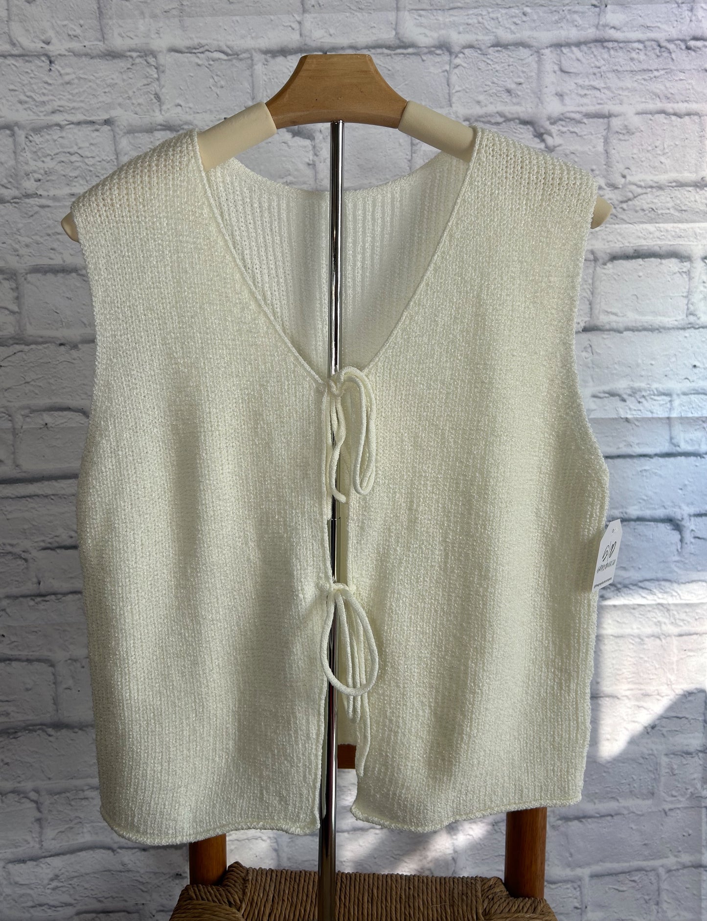 Butterfly Lace Up Vest